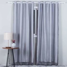 Cortina Pratika Lisa Slim 2,60X2,30 M Havan Casa - Titanio