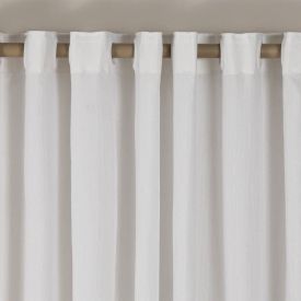 Cortina Para Quarto E Sala 5,40X2,80 M Rústica Madri Havan Casa - Branco