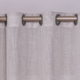 Cortina Para Quarto E Sala 2,60X1,70 M Rústica Luxor Havan Casa - Bege