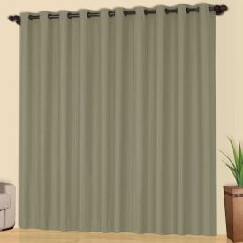 Cortina Para Quarto Ou Sala 4,00X2,30M Rústica Veneza Havan Casa - Preto