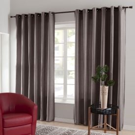 Cortina Para Quarto Ou Sala 4,00X2,30M Rústica Veneza Havan Casa - Taupe