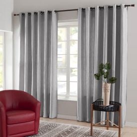 Cortina para Quarto e Sala 4,00X2,50 m Rústica Veneza Havan Casa - Mescla