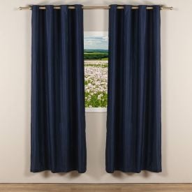 Cortina Sala E Quarto Rústica Pantex 2,60X2,30 M Havan Casa - Denim