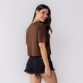 Cropped Feminino Básico Boby Blues