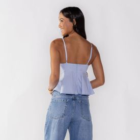 Cropped Peplum Feminino Boby Blues
