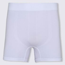 Cueca Boxer Lisa sem Costura Marc Alain Branco/Preto