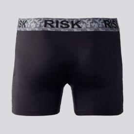 Cueca Boxer Masculina De Microfibra Com Elástico Sublimado Risk