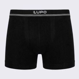 Cueca Boxer Masculina Sem Costura Lupo Preto