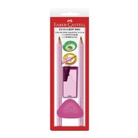 Ecolápis 2 Unidades Com Apontador E Borracha Faber Castell - 4 Unidades