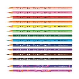 Lápis de Cor 12 Cores e 2 Lápis Cores Misturinha Faber Castell - Unicórnio
