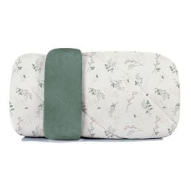 Edredom Queen Dupla Face Malha Blend Altenburg - Olivia Floral Verde