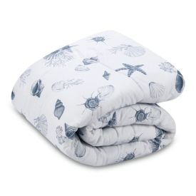 Edredom Casal 100% Algodão Buona Fortuna - Brisa Do Mar Azul