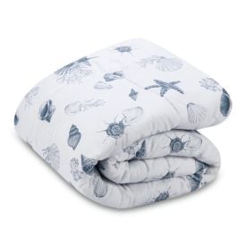 Edredom Casal 100% Algodão Buona Fortuna - Brisa Do Mar Azul