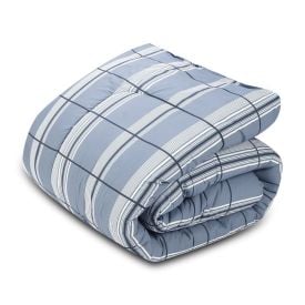 Edredom Casal 100% Algodão Buona Fortuna - Ravi Azul