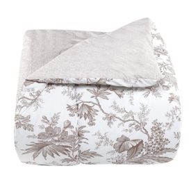 Edredom Casal 100% Algodão Buona Fortuna - Serena Cru 