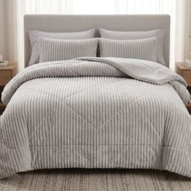 Edredom Casal Amalfi 2,10M X 2,35M Hedrons - Prata