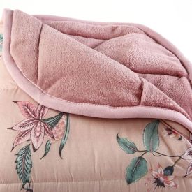 Edredom Casal Dupla Face Napoli Havan Casa - Ayla Rosa