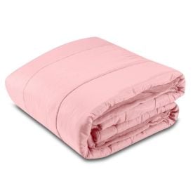 Edredom Casal Plush E Dupla Face Napoli Havan Casa - Rosa Poema