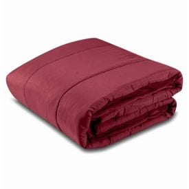 Edredom Casal Plush E Dupla Face Napoli Havan Casa - Vermelho