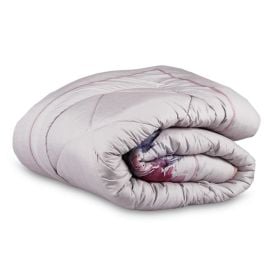 Edredom Casal Dupla Face Plush Vers&aacute;tile Havan Casa - Cec&iacute;lia Floral Rosa