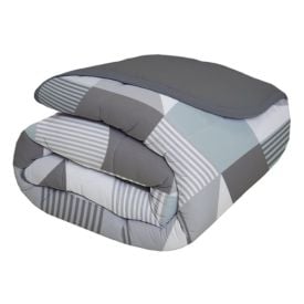 Edredom Casal 100% Algodão Malha Montreal Havan Casa - Storm Cinza