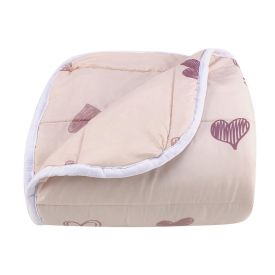 Edredom Casal Microfibra 100% Poliéster Kids Solecasa - Coração Rosa
