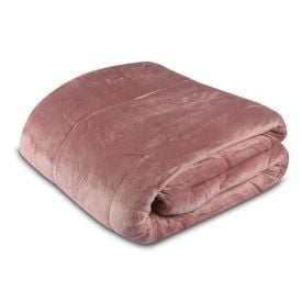 Edredom King 100% Poliéster Plush Provence Havan Casa - Rosa