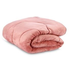 Edredom King Plush Inove Provence Havan Casa - Argila