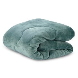Edredom King Plush Inove Provence Havan Casa - Verde