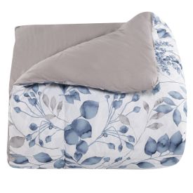 Edredom Queen/King 100% Algodão Buona Fortuna - Jade Prata