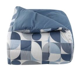 Edredom Queen/King 100% Algodão Buona Fortuna - Lorenzo Azul