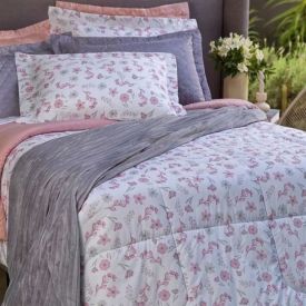 Edredom Queen/King 100% Algodão Buona Fortuna - Nina Rosa