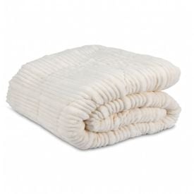 Edredom Queen Amalfi 2,35M X 2,50M Hedrons - Off White