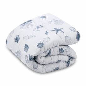 Edredom Queen/King 100% Algodão Buona Fortuna - Brisa Do Mar Azul