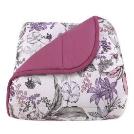  Edredom Queen 100% Algodão Malha Havan Casa 1 Pç - Ivy Fúcsia