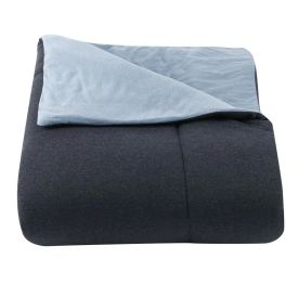 Edredom Queen De Malha Tóquio Havan Casa - Mar Noturno