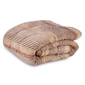 Edredom Queen Plush Inove Provence Havan Casa - Caio Geo Bege