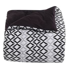 Edredom Solteiro 100% Algodão Buona Fortuna - Benício Preto