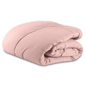 Edredom Solteiro 200 Fios Percal Buona Fortuna - Rosa Velho