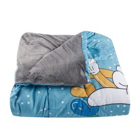 Edredom Solteiro Disney 100% Poliéster Plush Hedrons - Mickey Home