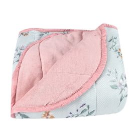 Edredom Solteiro Dupla Face Bellagio Havan Casa - Floral Verde