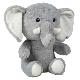 Elefante De Pelúcia 30Cm Cinza Havan Toys - HBR0336
