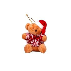 Enfeite Natalino Urso Havan Casa 11Cm - Vermelho
