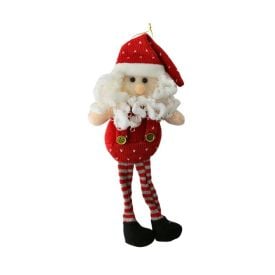 Enfeite Papai Noel Listras Dinatale - 27Cm