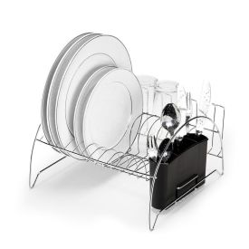 Escorredor Fan Com Porta Copos Arthi - Aço Cromado