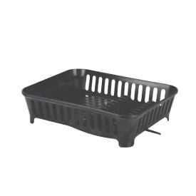 Escorredor de Louças com Bico para Escoamento Arthi 46Cm - Preto