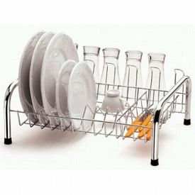 Escorredor De Louças Pratik Arthi - Aço Inox