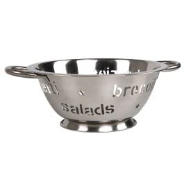 Escorredor De Macarrão Havan Casa Letrinhas 24Cm - Inox
