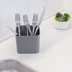 Escorredor De Talheres Trium Ou - Chumbo