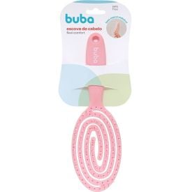Escova De Cabelo Buba - Rosa Claro